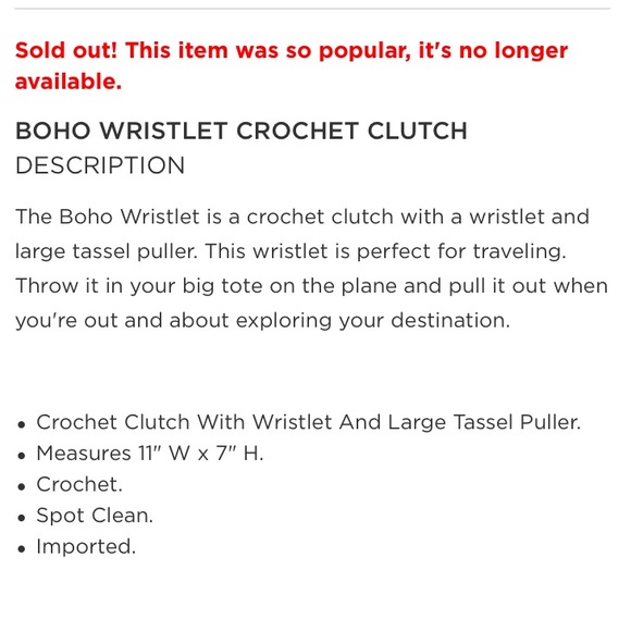 Lilly Pulitzer Crochet Clutch - Picture 4 of 4